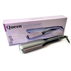 اتو مو حرفه‌ای QUEEN مدل HS-777 صاف‌کننده و فر کننده حرفه‌ای مو