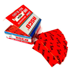 تیغ اصلاح اسکو ASKO بسته ۱۰۰ عددی | تیغه نصف شده حرفه‌ای و ضدزنگ