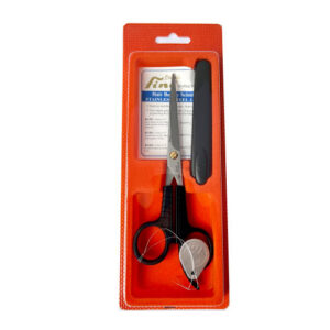 قیچی کوتاهی مو حرفهای Fini استیل ژاپنی با دسته ضد ضربه