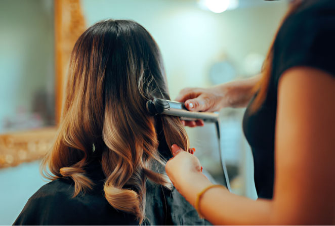 اتو مو دیجیتال با نمایشگر دما و سیم چرخان ۳۶۰ درجه برای راحتی استفاده