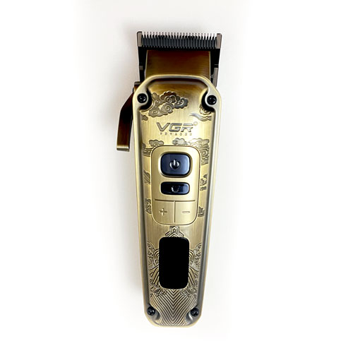 مجموعه لوازم جانبی حرفهای ماشین خط زن VGR شامل سه شانه اصلاح و ابزار تمیزکاری