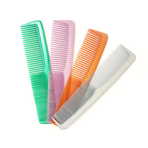 شانه اصلاح آرایشگاهی دوطرفه پلاستیکی مناسب گره‌زدایی و حالت‌دهی مو