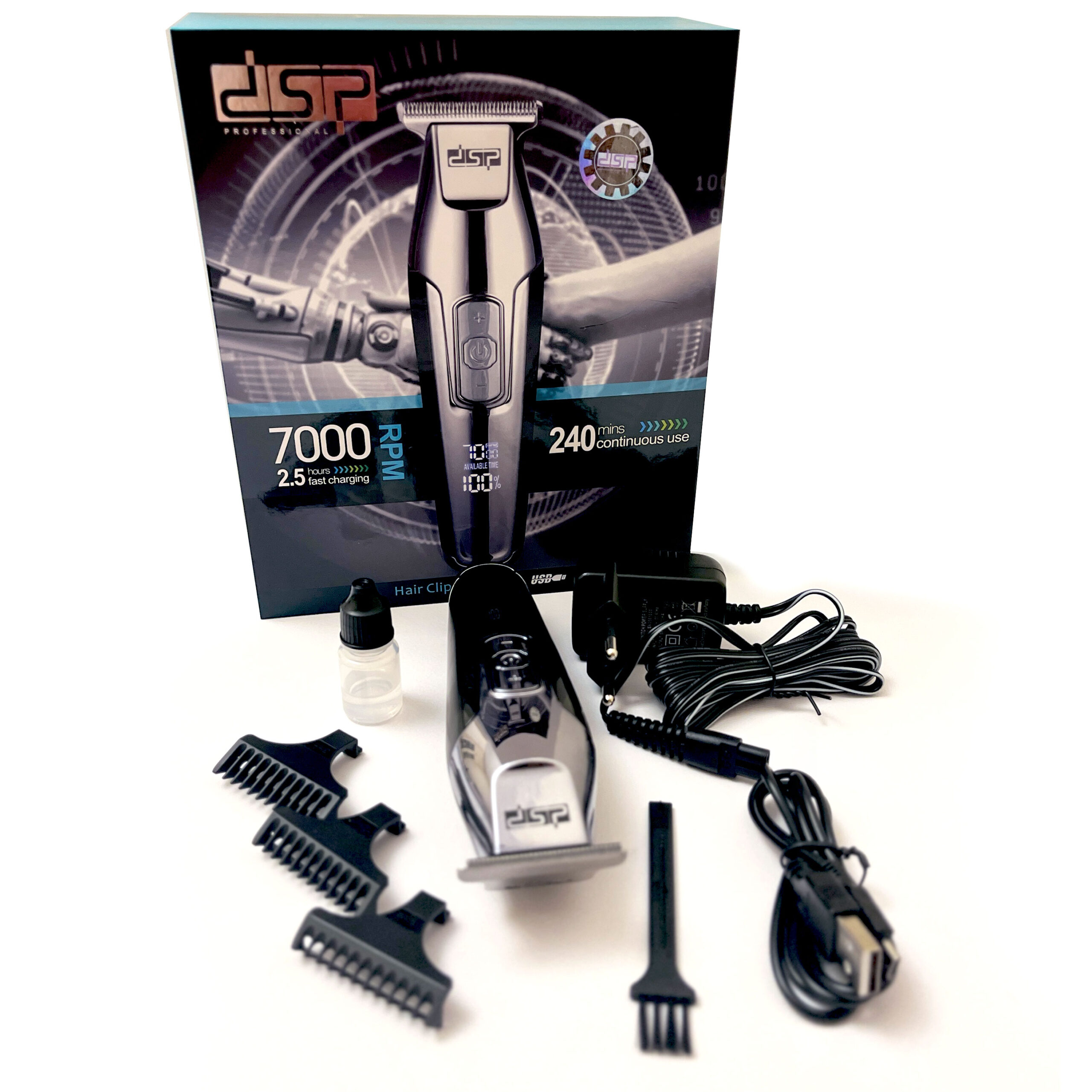 ماشین اصلاح DSP مدل آبی با طراحی ارگونومیک