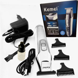 ماشین اصلاح برقی Kemei KM-5027 با نمایشگر LCD و تیغه استیل ضدزنگ