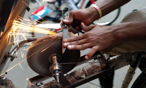 ابزار حرفه ای تیز کردن قیچی