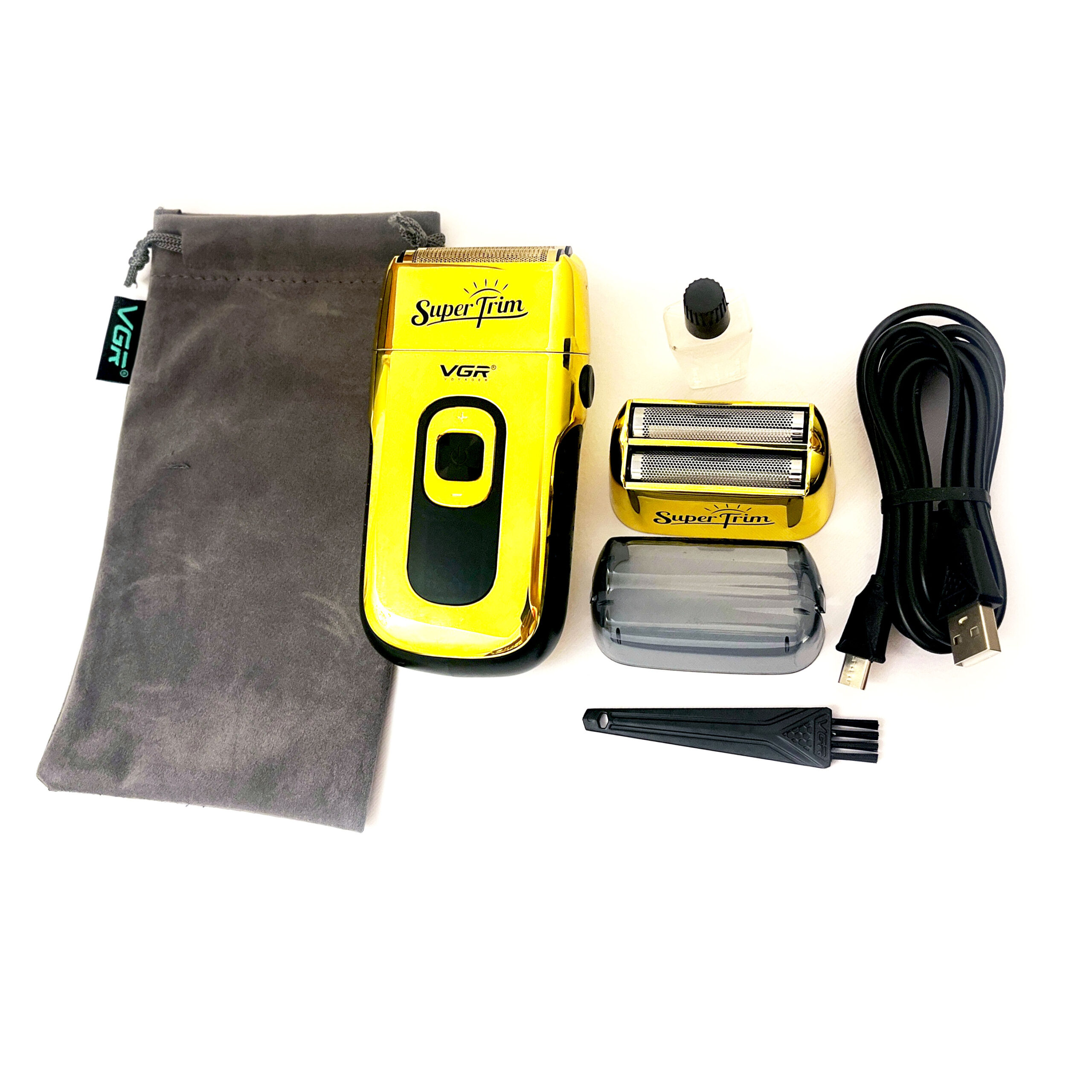 ماشین اصلاح شارژی VGR مدل V-332 با تیغه استیل ضدزنگ