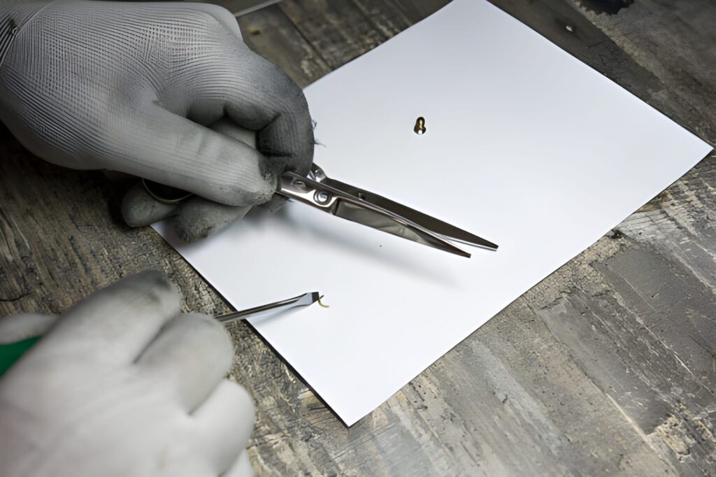 تنظیم کشش تیغه قیچی آرایشگری