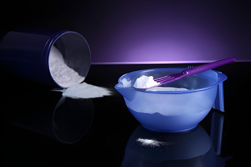 پودر دکلره گنگلوس آبی برای موهای حساس