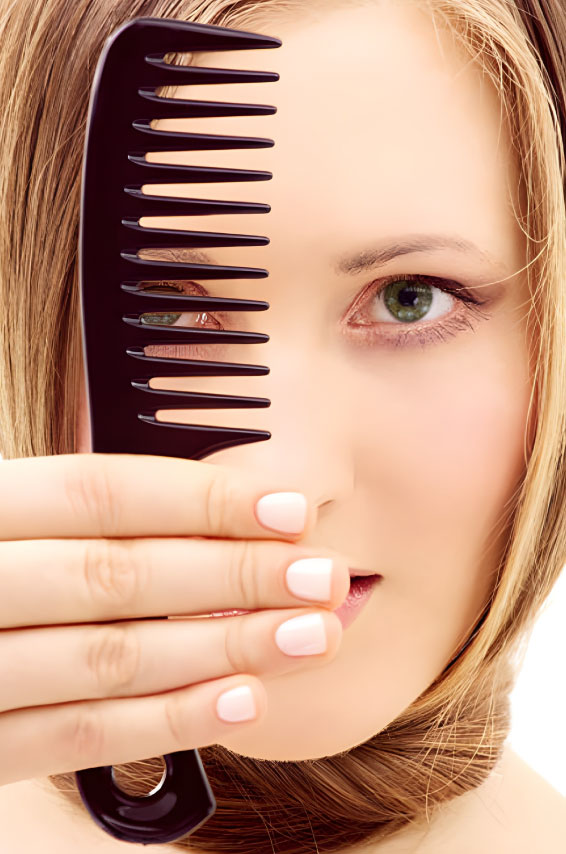 شانه دندانه پهن برای جلوگیری از شکستگی م