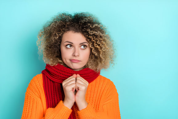 موهای رنگ‌شده سالم و درخشان در فصل سرد