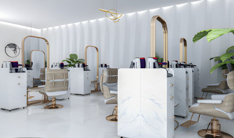 میز پذیرش کوچک در ورودی سالن
