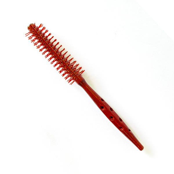 برس مو گرد پلاستیکی با دندانههای مقاوم