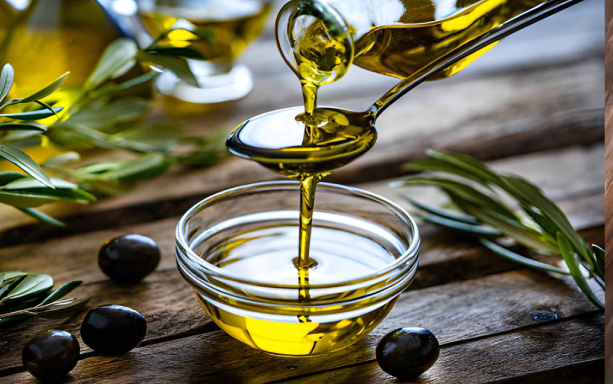 استفاده از روغن زیتون گرم برای تقویت و رطوبت‌رسانی موهای خشک