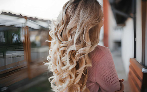 نمونه سامبره مو با تغییر رنگ طبیعی